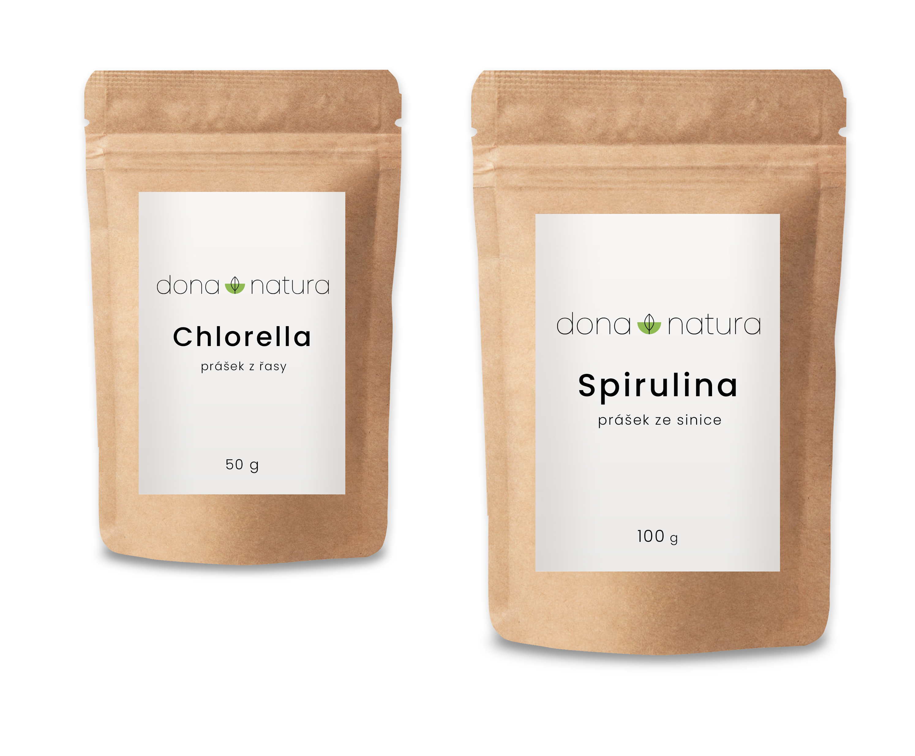 Chlorella a Spirulina - Výhodný balíček