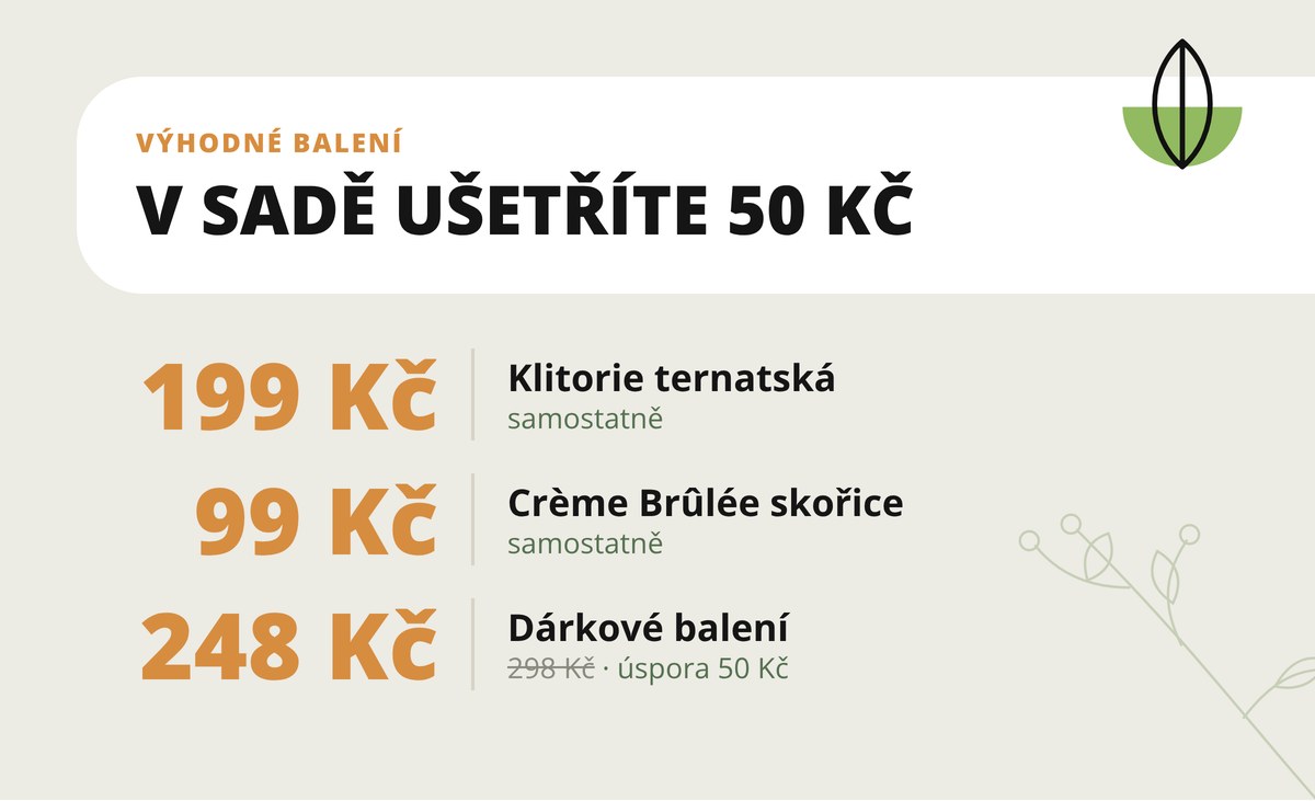 Dárkové balení čajů Dona Natura – cena sady 248 Kč místo 298 Kč, úspora 50 Kč