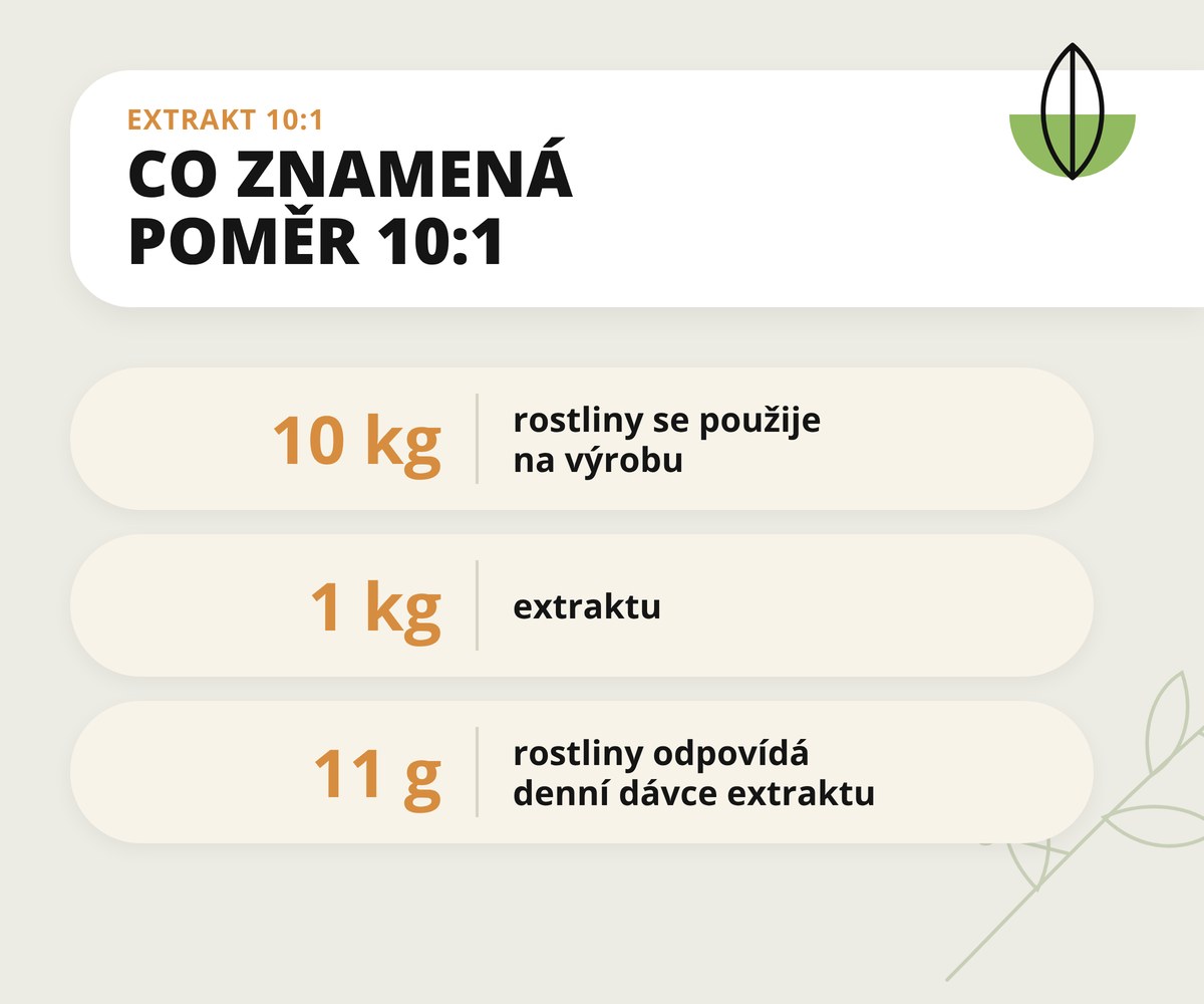 Mimosa pudica extrakt 10:1 v kapslích Dona Natura – poměr 10:1: z 10 kg rostliny 1 kg extraktu